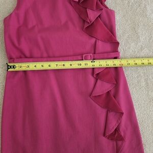 RED Valentino Pink Ruffle Mini Dress